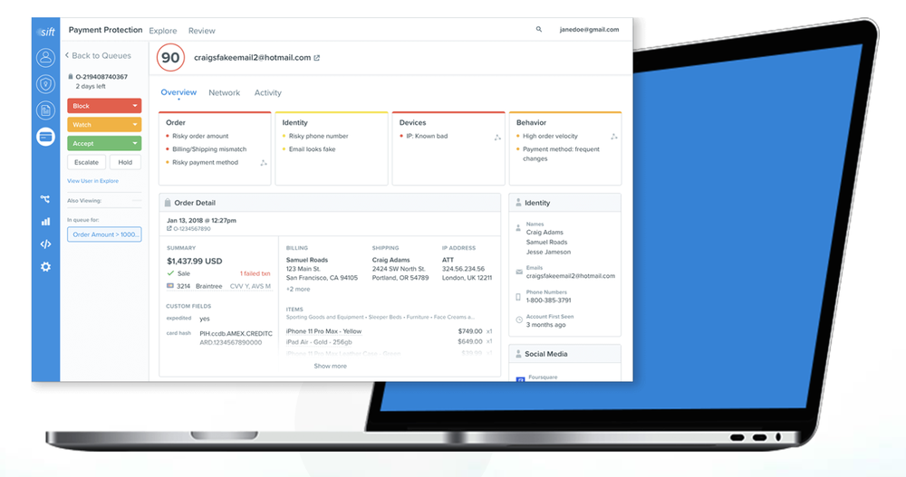 Sift Reviews and Pricing 2024